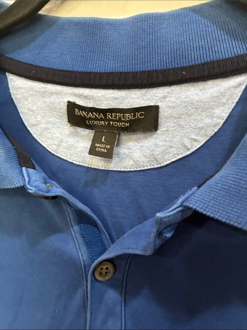 Banana Republic Men’s Royal Blue Polo